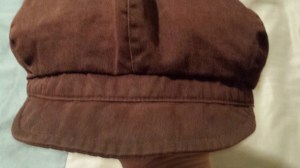 cute hat  - sad stains and fading...