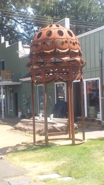 A sculpture made in Sisters