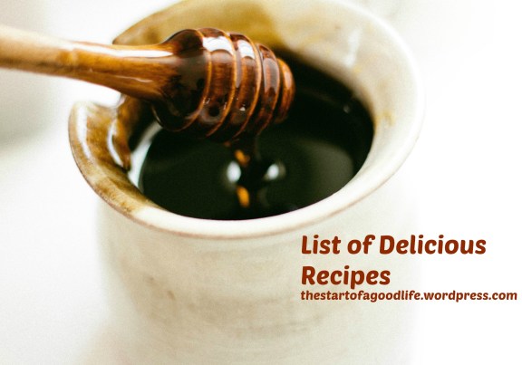 list of delicious recipes