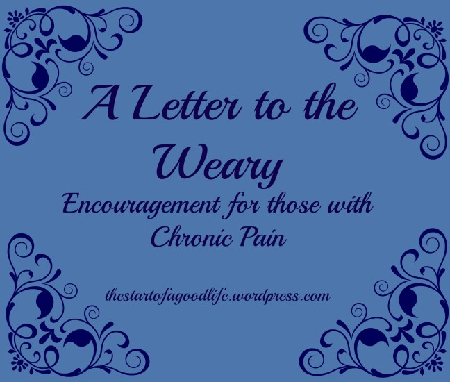 letter to the weary
